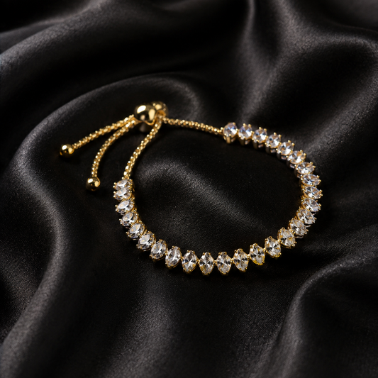 Golden Spark Adjustable Bracelet