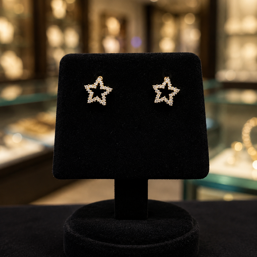 Diamond Star Studs
