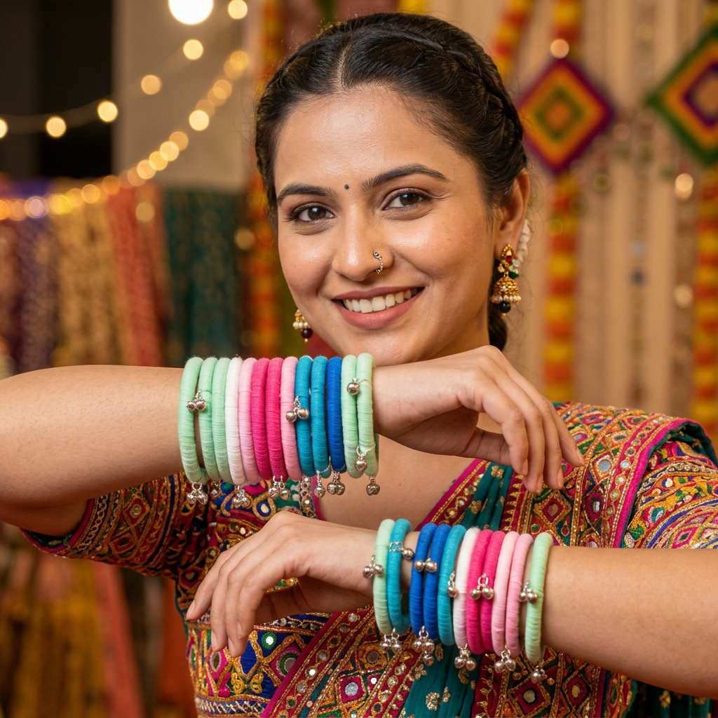 Handmade Colourful Bangles