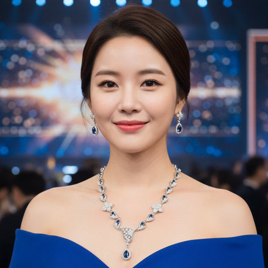 Royal Blue Aqua Cascade Set
