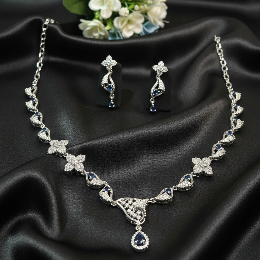 Royal Blue Aqua Cascade Set