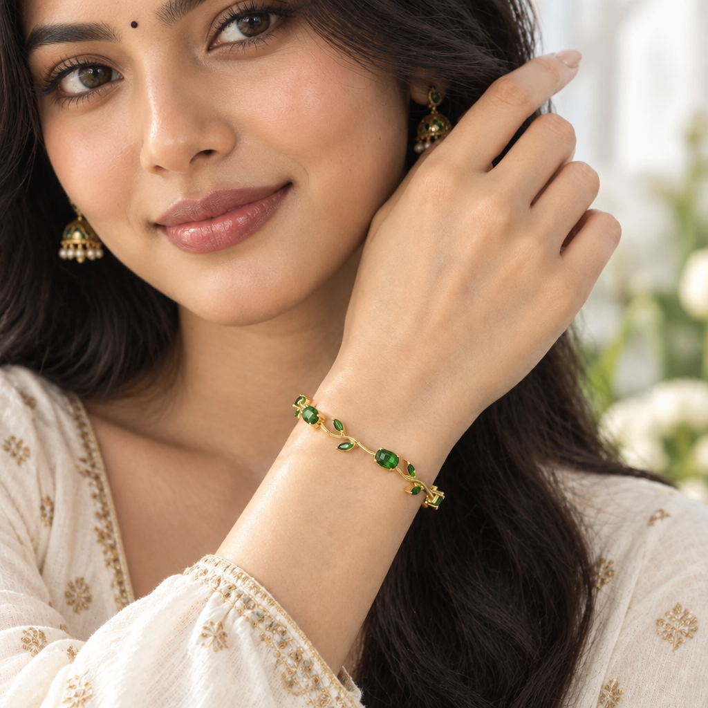 Tulip Bracelet - Green