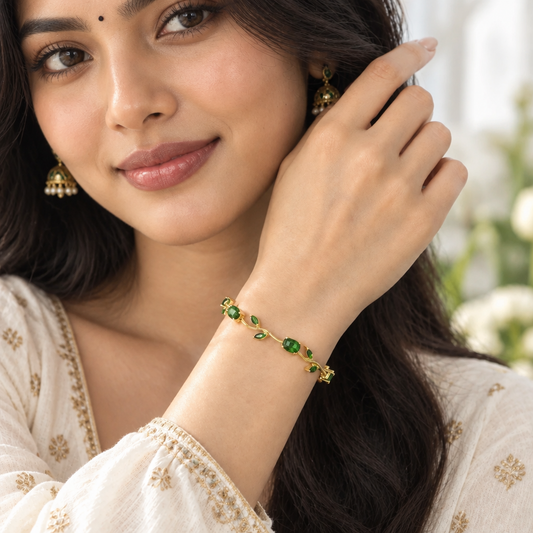 Tulip Bracelet - Green