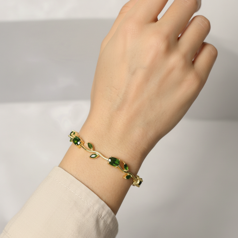 Tulip Bracelet - Green