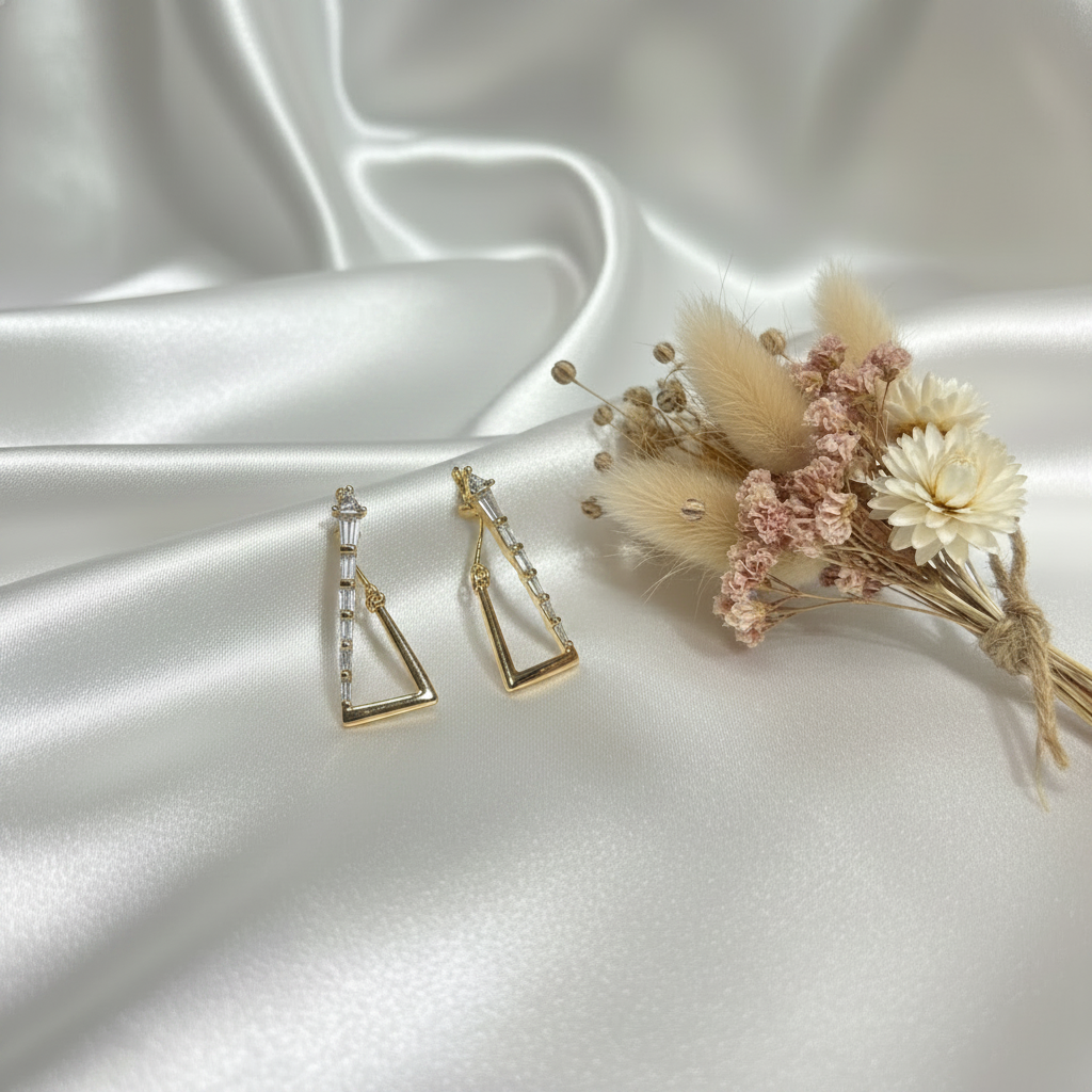 Golden Triangle Earrings
