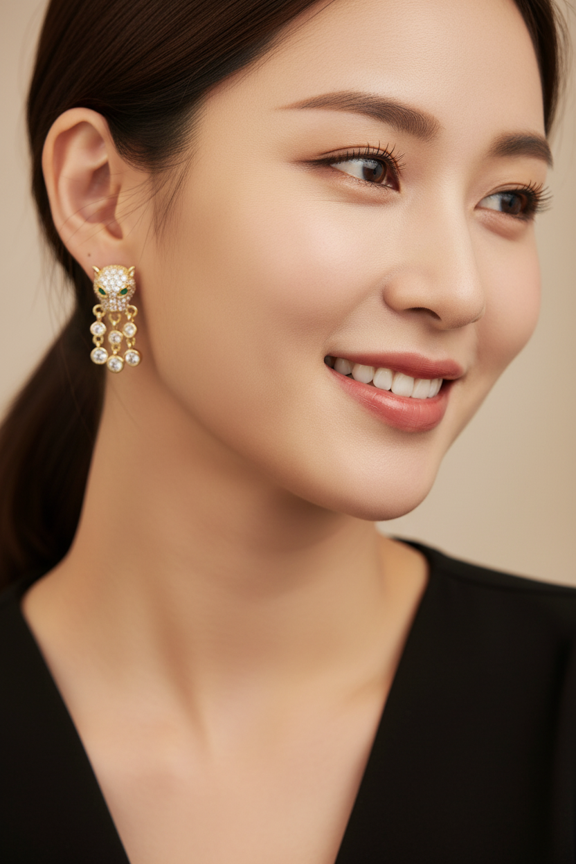 Royal Wild Diamond Earrings