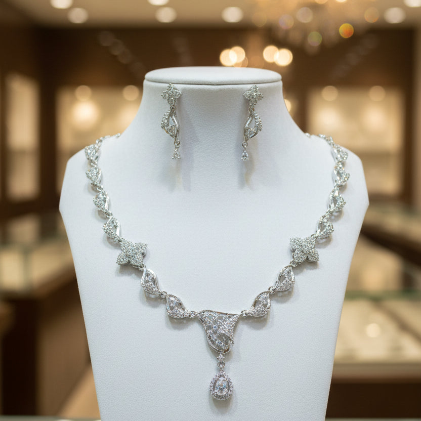 Silver Cascade Set