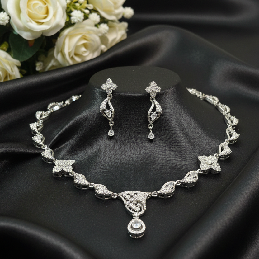 Silver Cascade Set